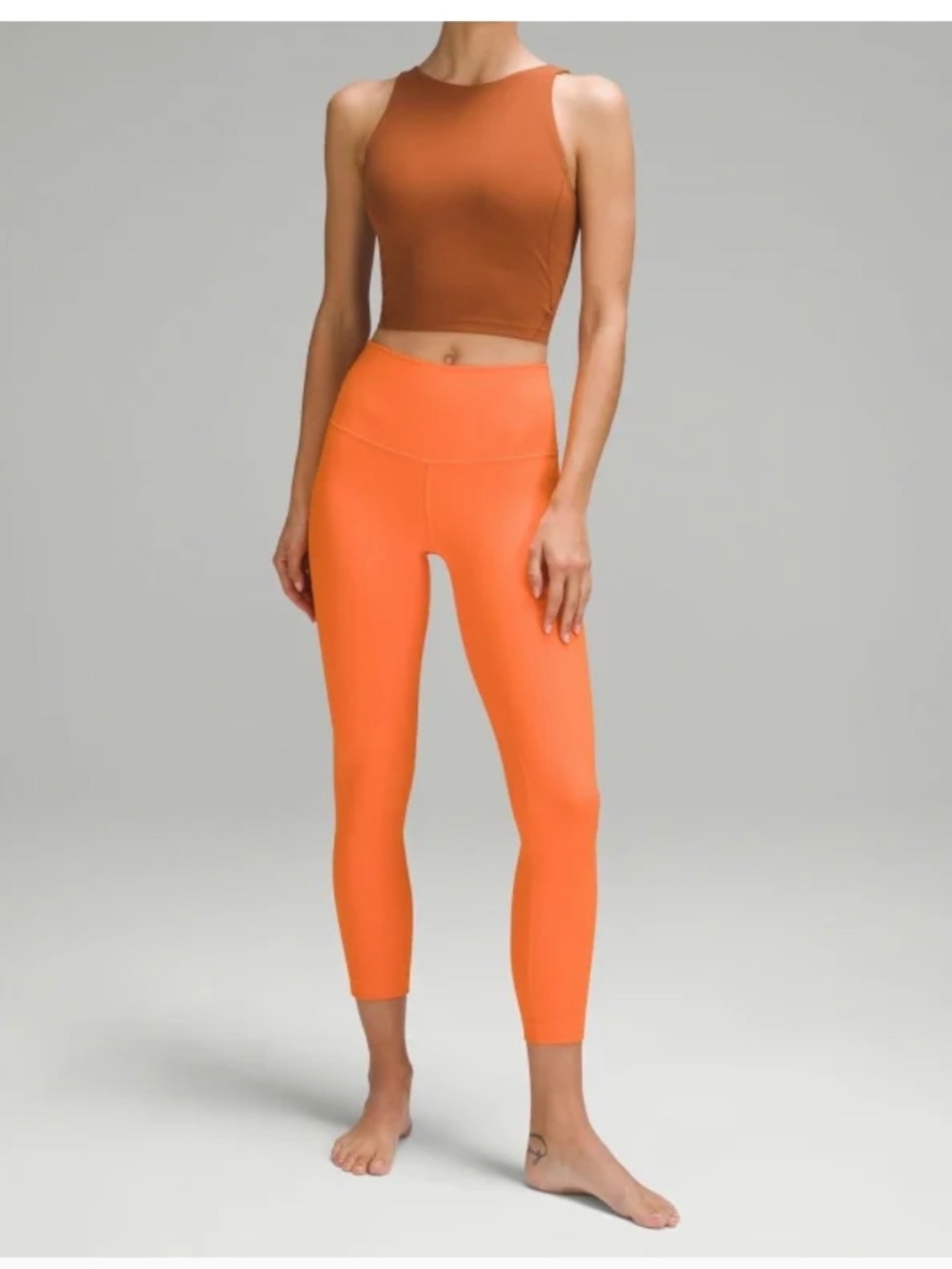 Lululemon Align High-Rise Legging Pant 25” in Orange Soda, NWT Size 8
